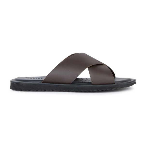 Geox Men's U Erice B Slide Sandal, coffee