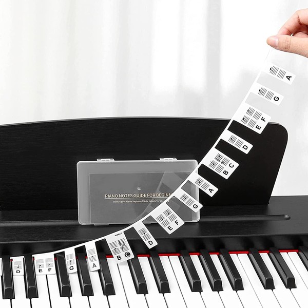 Piano Sheet Music Stickers, Piano Keyboard, Piano Keyboard Note Stickers,