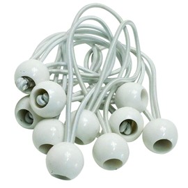 Replacement Tensioning Elastics Pack of 10 18.5 cm, Tension Rubber Bracket for Gazebo and Tent (LHS)