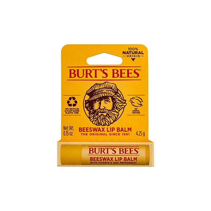 Burt's Bees Bálsamo labial de cera de abeja con vitamina