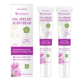12% Azelaic Acid Serum, 2 Pieces, 12% Azelaic Acid Cream, Azelaic Acid Cream, Azelaic Acid Serum Against Redness, Pimples, Azelaic Acid Face Serum for Blemished Skin Face