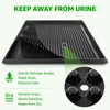 Portable Dog Grass Pad with Tray 20''x30'': Dog Litter Box