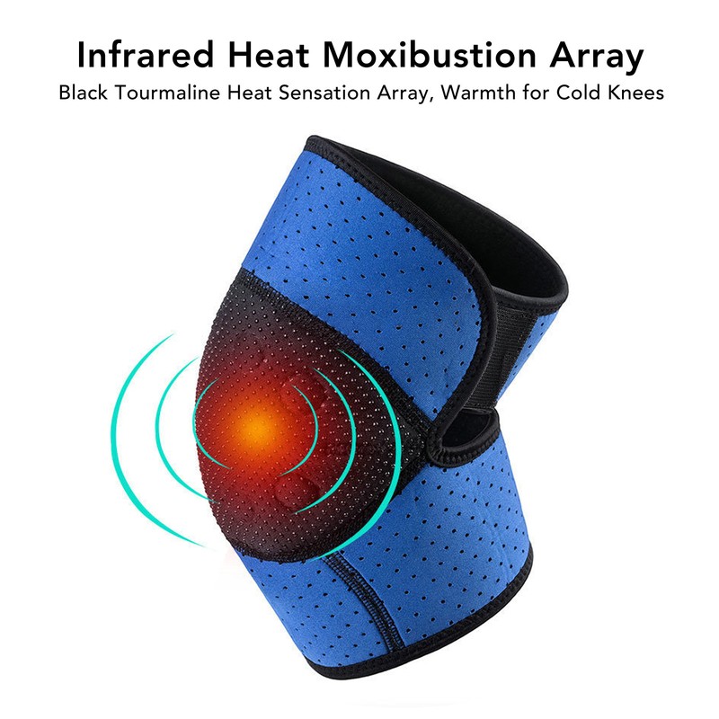 Tourmaline Heated Knee Brace Wrap Knee Support Far Infrared Knee