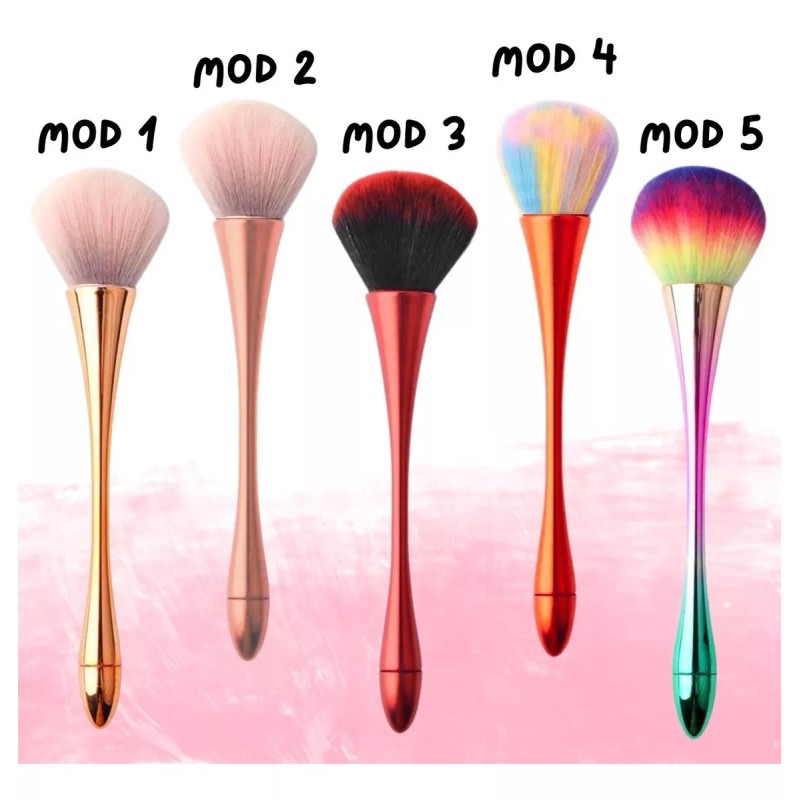 Veraly Brochas Para Maquillaje Profesional Rubor Polvo Compacto F