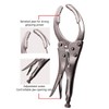 AIMALL Adjustable Oil Filter Locking Pliers, 2-4 Inch Grip Range,
