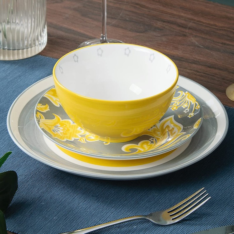 Wisenvoy Plates and Bowls Sets Dish Set Ceramic Dinnerware Sets