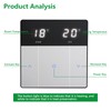 Wengart Room Thermostat WG808 for Electric Underfloor Heating Systems, Touch