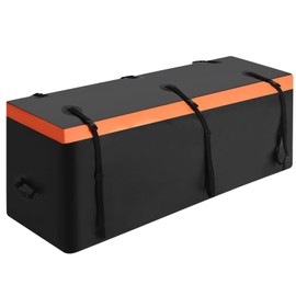 GarveeTech GarveeTech Hitch Cargo Carrier Bag 15 Cu Ft - Large Storage Space, Heavy Duty Waterproof Cargo Traveling Bag for Car Truck SUV ' Hitch Baskets, 6 Reinforced Straps