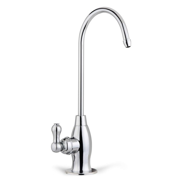 iSpring GK1-CHR Heavy Duty Reverse Osmosis, High Spout Kitchen Bar Sink Drinking Water, Contemporary RO Faucet, Chrome