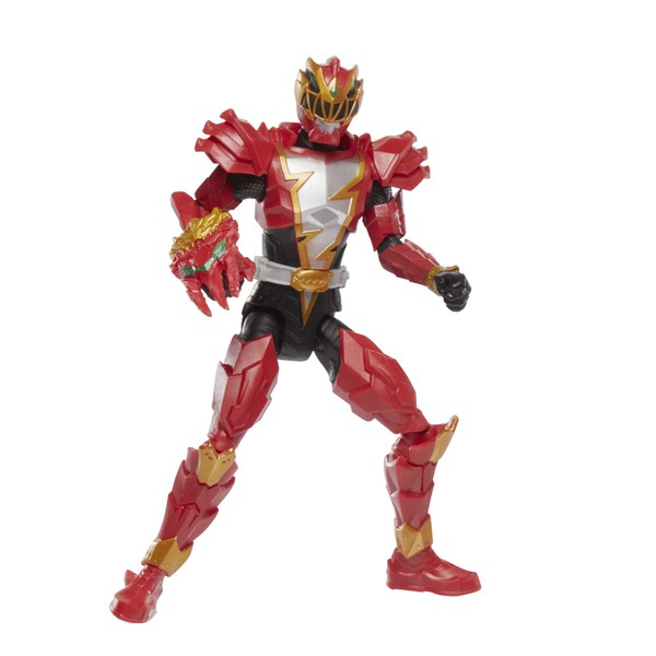 Power Rangers Dino Fury Red Ranger 6" Action Figure with Key & Accessory, Ages 4+