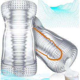 Male Mastusbafor Life Size Tight Sleeve Masterburters, Portable Soft Silica Gel Male Masterburtors Manual Men Mastusbafor Masterburators 3D Tight Sleeve Pocket Puzzy Realistic Underwear MZ5627W10