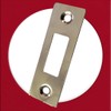 Polished Stainless Steel Face Plates for Doors Tubular and Mortice