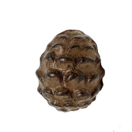 BestGiftEver Brown Rustic Cast Iron Pine Cone Cabinet Knob Pull (Set of 4)