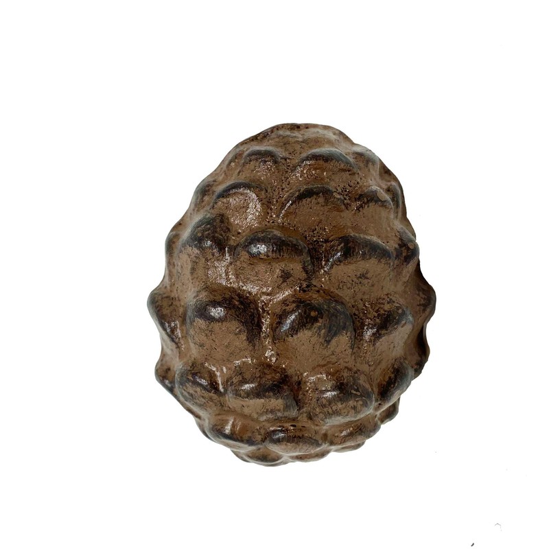 BestGiftEver Brown Rustic Cast Iron Pine Cone Cabinet Knob Pull