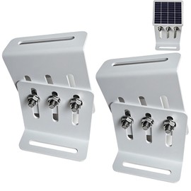 BIAXJUNY Adjustable Solar Panel Tilt Mount Bracket, Heavy Duty Solar Panel Mounting Kit for RVs, Trailers, Boats, Yachts, Roof, Wall and Off-Grid Systems ，4Pack (2 Pairs)