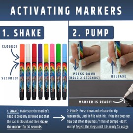 HMmagnets Cute 10"x16" Magnetic Dry-Erase Weekly Menu Blackboard for Kitchen Fridge (wi...