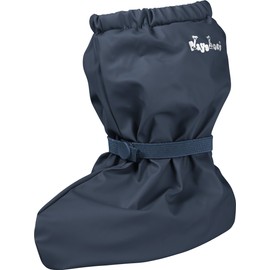 Playshoes unisex baby booties with fleece lining light crawling shoes, blue (navy 11), medium