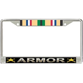 MilitaryBest U.S. Army Armor Gulf War Veteran License Plate Frame