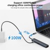 Bolwins Q18CS USB-C Hub 7-in-1, USB Type-C to HDMI 4K,