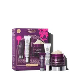 Kiehl's Set de Regalo Level Up Your Smooth, Set Anti Signos de la Edad Incluye Super Multi-Corrective Cream 50ml, Eye Zone Treatment 3ml y Retinol Skin-Renewing Daily Micro-Dose Serum 10ml