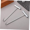 HAWILLOSCH 2pcs Manhole Cover Lifting Hooks Pull Hooks for Easy
