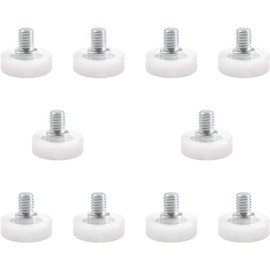 Drawer Roller Kit, 10 Pcs Drawer Slides Wheels, 25mm Drawer Slide Guides Pulleys, Drawer Pulley Wheels for Furniture DIY Replacement Parts