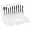 10PCS Carbide Burr Set 1/8 Inch Shank Rotary Tool Bits
