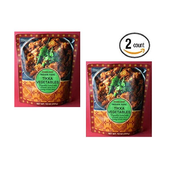 Trader Joe’s - Indian Fare Tikka Vegetables NET WT.10 OZ (284g) - 2-Pack