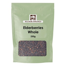 Elderberries Whole 250g by Manor Springs
