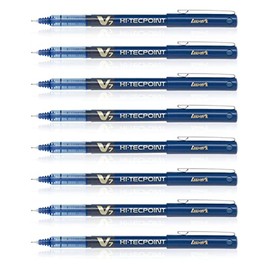 Pilot 019576 Hi-Tecpoint V7 Pen (Blue - Pack of 8)