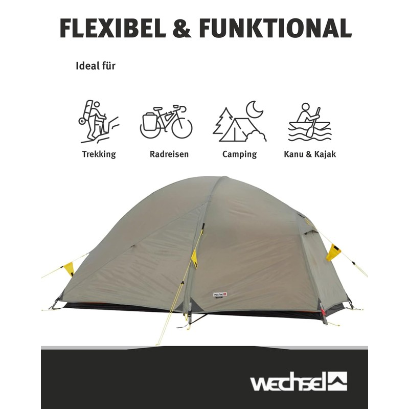 Wechsel Groundsheet Venture 1 I Black I Robust Tent Underlay
