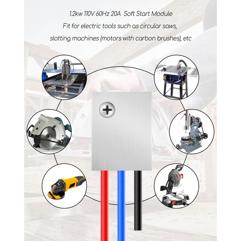 1.2kw 110V 60Hz 20A Soft Start Module, Soft Start Relay