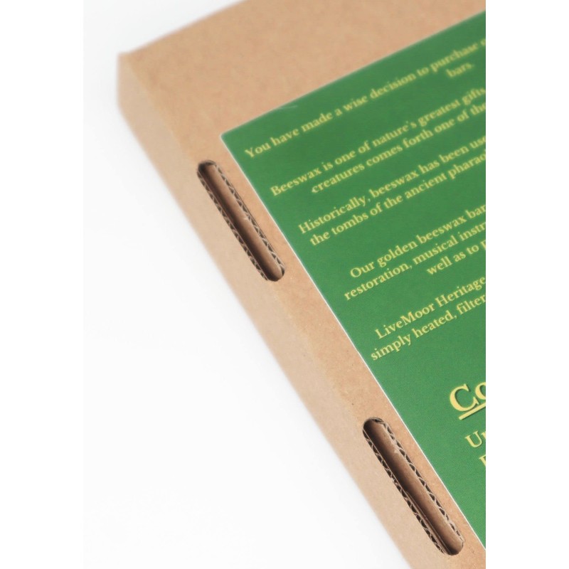 LiveMoor Heritage Range - Golden Beeswax Bars (6)