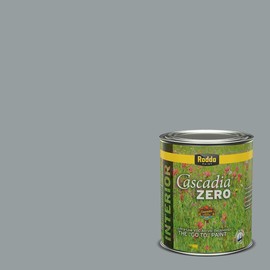 Rodda Paint CASCADIA ZERO Interior Flat Paint & Primer in One, Quart, Steel