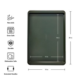 KitchenAid Non-stick Baking Sheet, 13x18-Inch, Evergreen