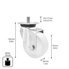 Wagner 03208101 Swivel Castor Diameter 75 mm, Height 100 mm,