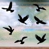 Lorzot 20 Pieces Bird Anti-Collision Window Stickers, Large Size Anti-Collision