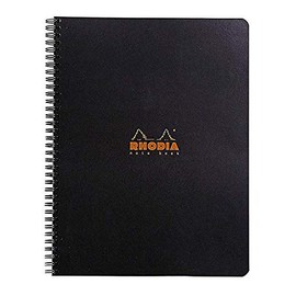 Black Exaclair Rhodia Graph Notebook 9X11