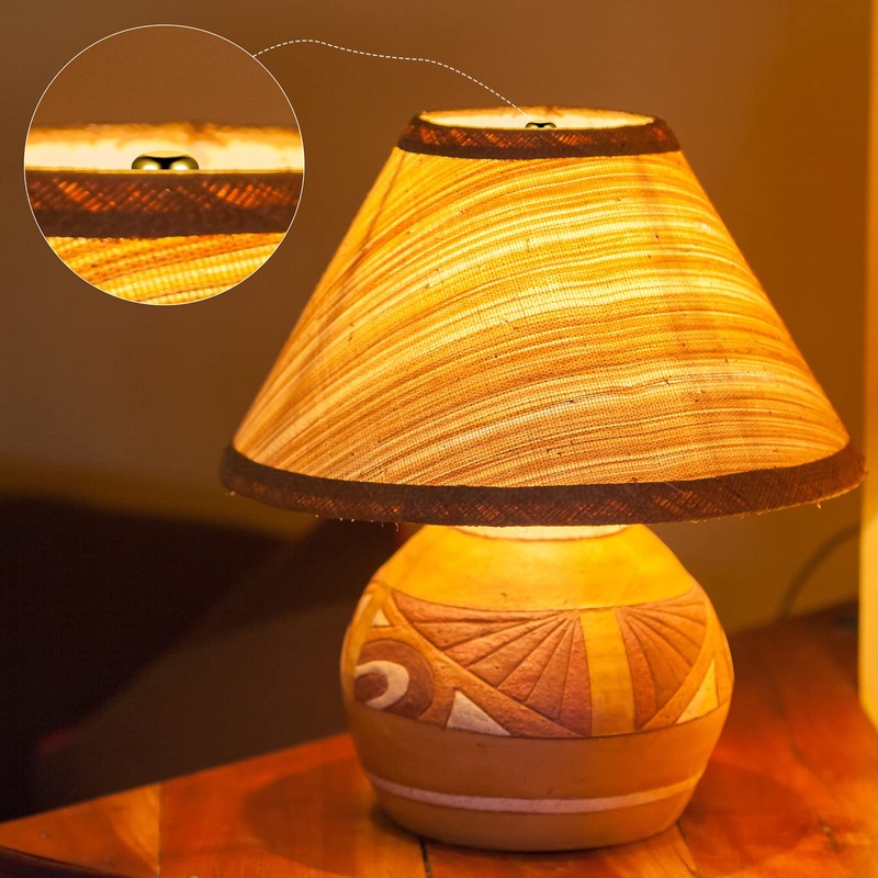 Honoson 8 Pcs 1/2 Inch Lamp Finial Tapped 1/4-27 Lamp