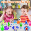 12 Pack 3.8'' Jumbo Prefilled Easter Eggs with Fidget Spinners-Transform