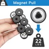 Wukong 10 Pieces Black Magnets 20 X 7 mm Force