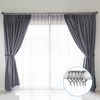 Curtain Rings, 24pcs Metal Curtain Ring with 24pcs Hooks, Drape