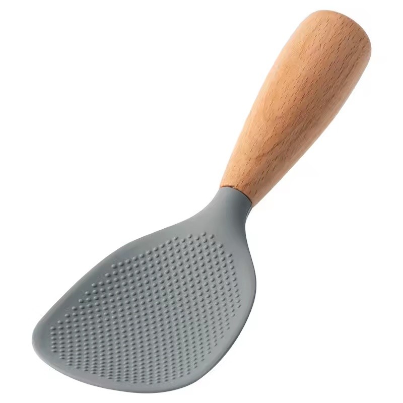 Silicone Cooking Spoon for Kitchen Use – Nonstick-Style Serving and