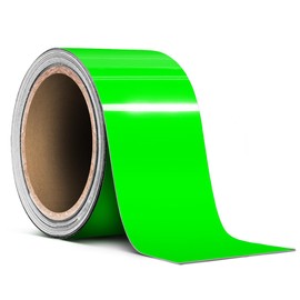 VViViD Vinyl Tape Pinstripe Green Fluorescent Neon Gloss Adhesive Automotive Film (2" x 20ft)