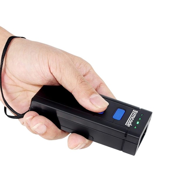 Symcode Barcode Reader, Handheld Mini, Two-Dimensional, One-Dimensional, LCD Reading, Bluetooth/2.4GHz Wireless/USB Connection, Compatible with PC/IOS/Android, Suitable for Stores, Offices, Logistics, Warehouses, Libraries, and More