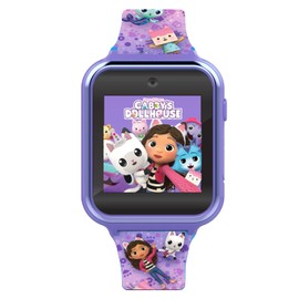Kids Gabby's Doll House Purple Educational Touchscreen Watch Toy for Girls, Boys, Toddlers - Selfie Cam, Learning Games, Alarm, Calculator, Pedometer (GAB4007AC)