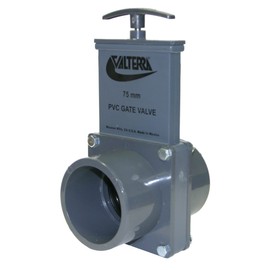 Aquaforte Gate Valve 2 x 11.1 x 13.3 x 32.4 cm socket Diameter 75 mm Grey