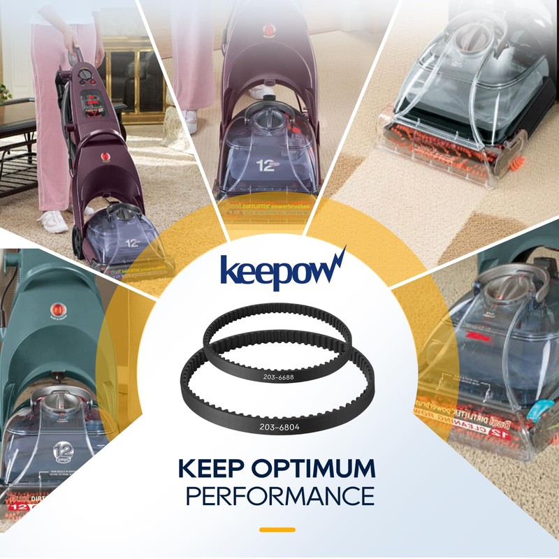 KEEPOW Replacement Belt Compatible with Bissell ProHeat 2X Upright and