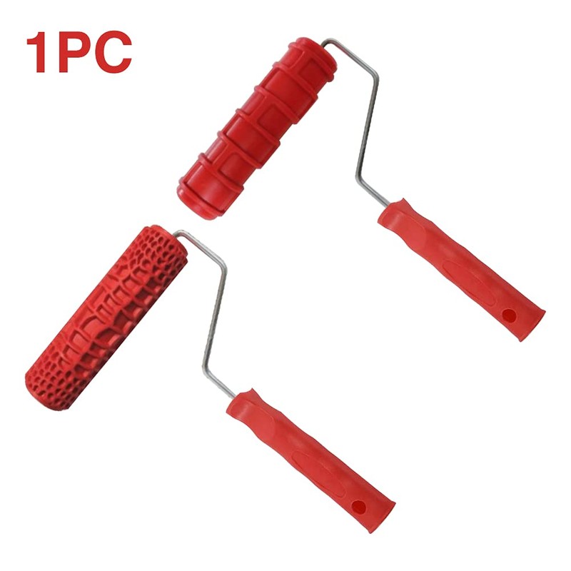 Pattern Paint Roller for Walls, 7 Inch 3D Embossing Rubber