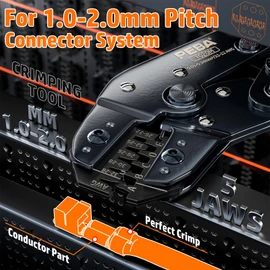 PEBA Micro Crimping Tool Kit, 30 Types JST-SH 1.0mm/GH 1.25mm/ZH 1.5mm/PH 2.0mm Connectors, Crimping Pliers 32-22 AWG for 1.0 mm- 2.0 mm Pitch Pin Terminal - Micro Connectors Pin Crimping Tool Kit